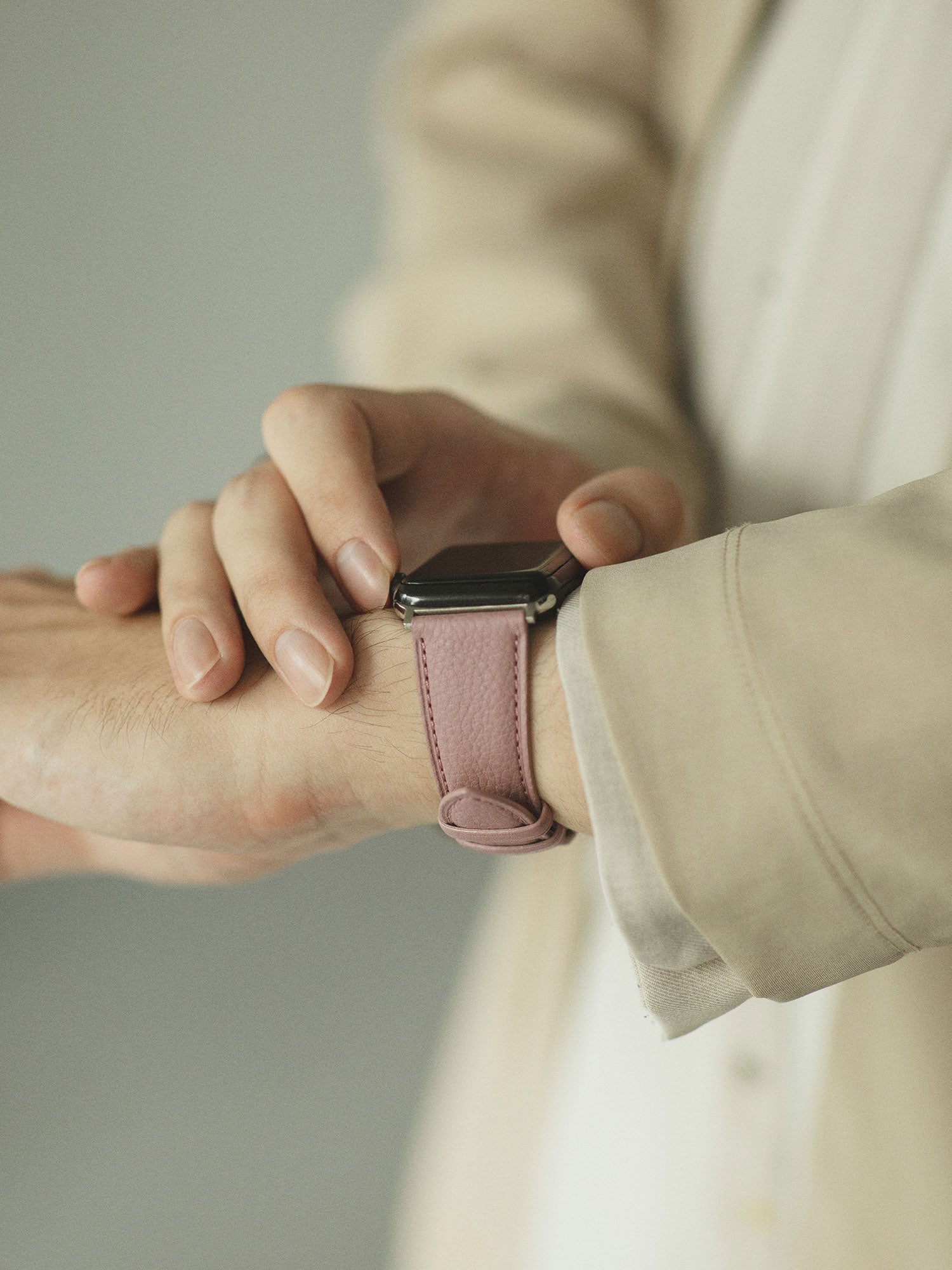【数量限定色】レザーウォッチバンド Apple Watch用(ミディアムグレインレザー)