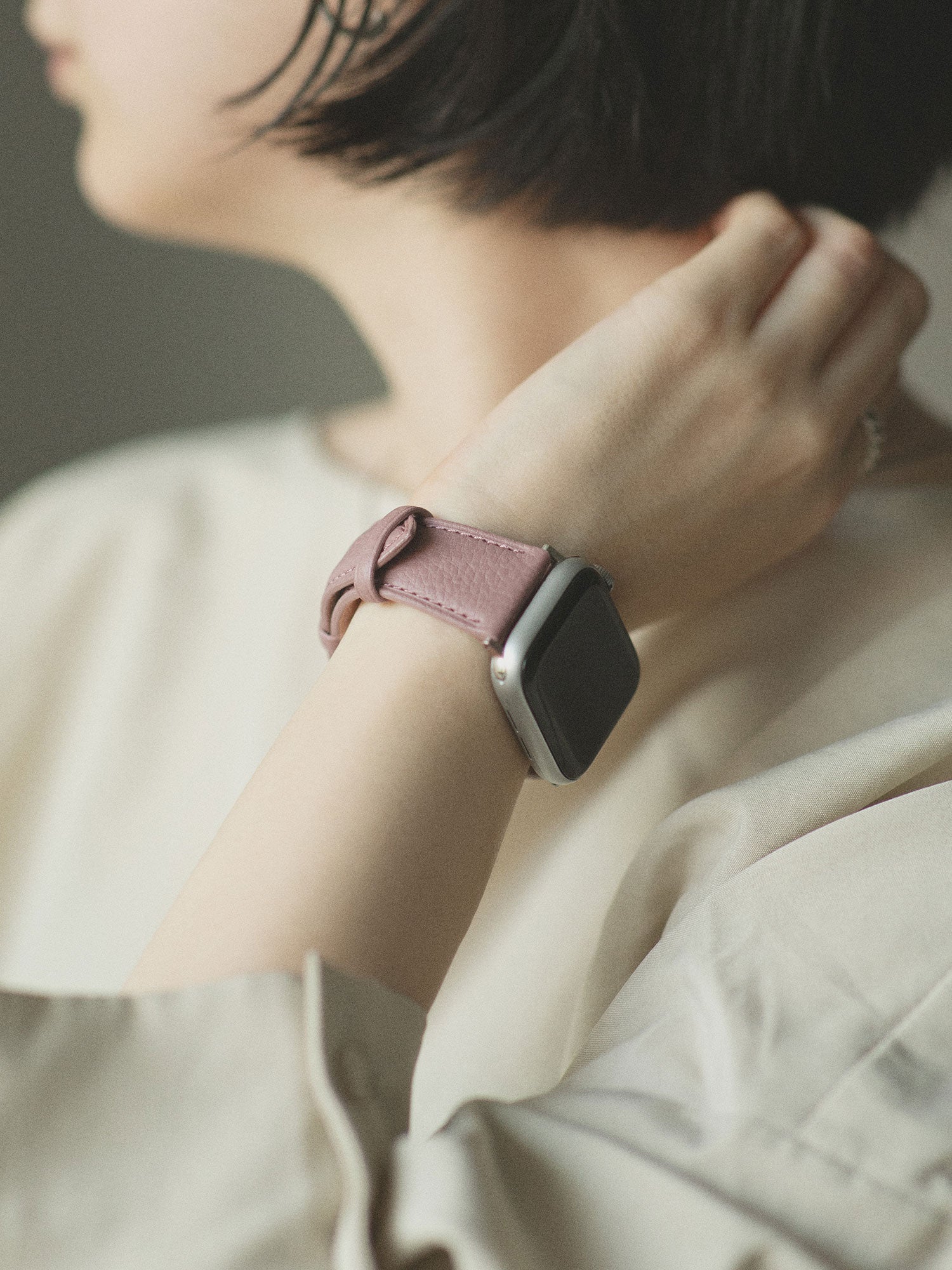 【数量限定色】レザーウォッチバンド Apple Watch用（ミディアムグレインレザー）