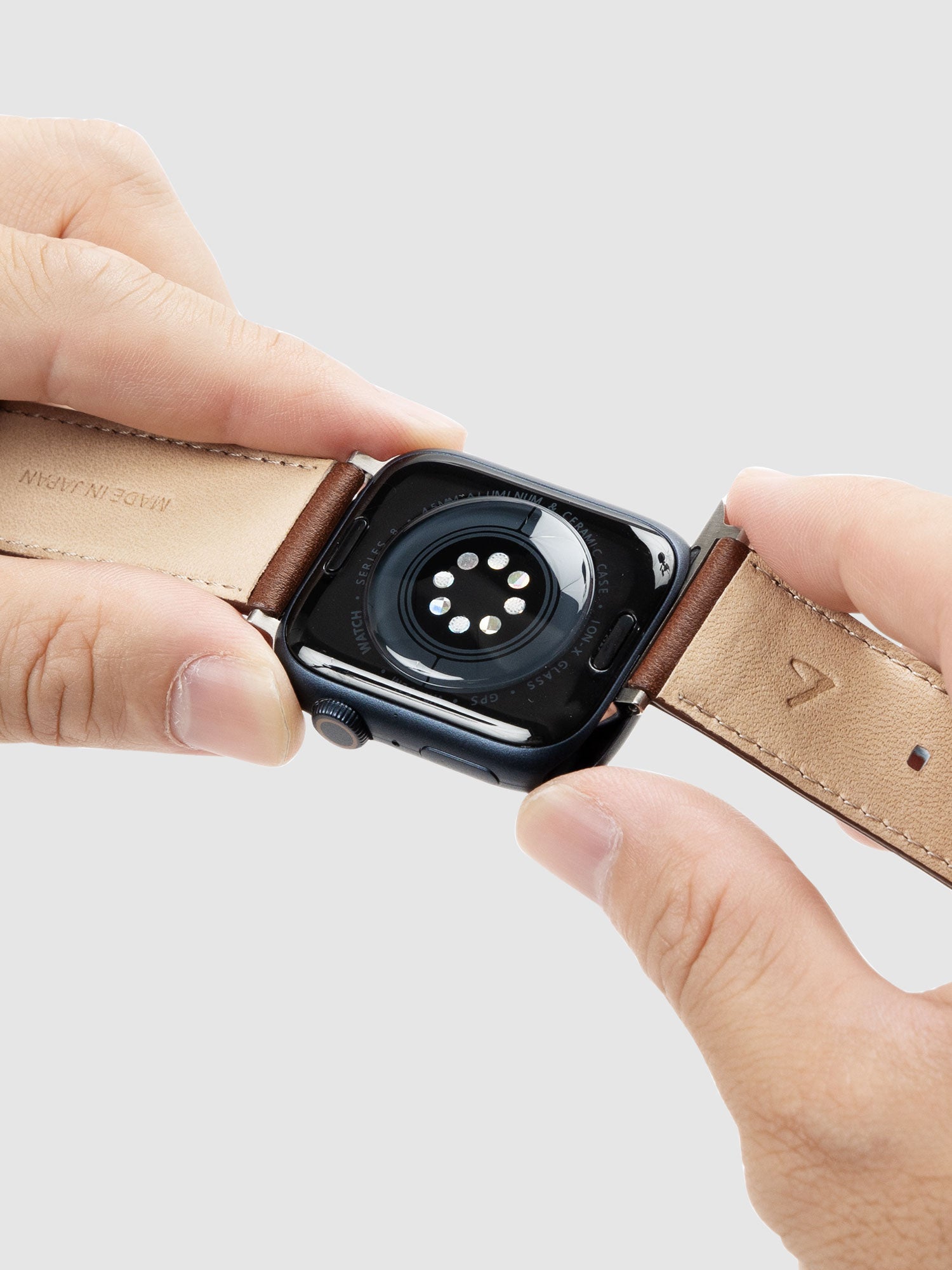 【数量限定型】丸の内店限定 レザーウォッチバンド Apple Watch用 (コードバン)